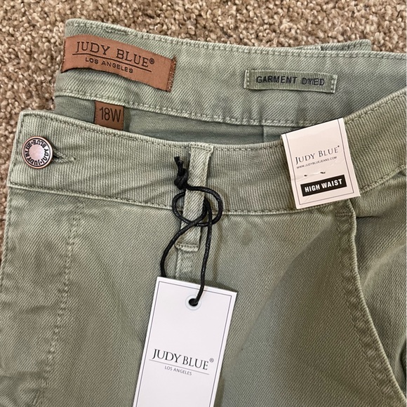 Judy Blue Denim - NWT Judy Blue high waisted sage jeans